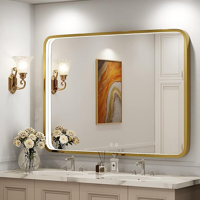 Framed LED Mirror