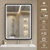 S·BAGNO 24x32 LED Mirror for Bathroom, Anti-Fog, 3 Colors Temperature