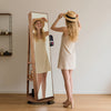 S'bagno Luxury LED Jewelry Mirror Cabinet with Organizer & Full Mirror-6288A