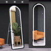 SBAGNO 63" x 20" Led Mirror Full Length,Full Length Mirror with Lights Arch Design,Dimming & 3 Color Modes,Lighted Full Body Length Light up Mirror Touch,Free Standing,Wall Mounted