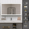 led-bathroom-mirror-all-functions，there are brightness dimmable, lights color adjustable, defogger, bluetooth speaklers, and hardwired.
