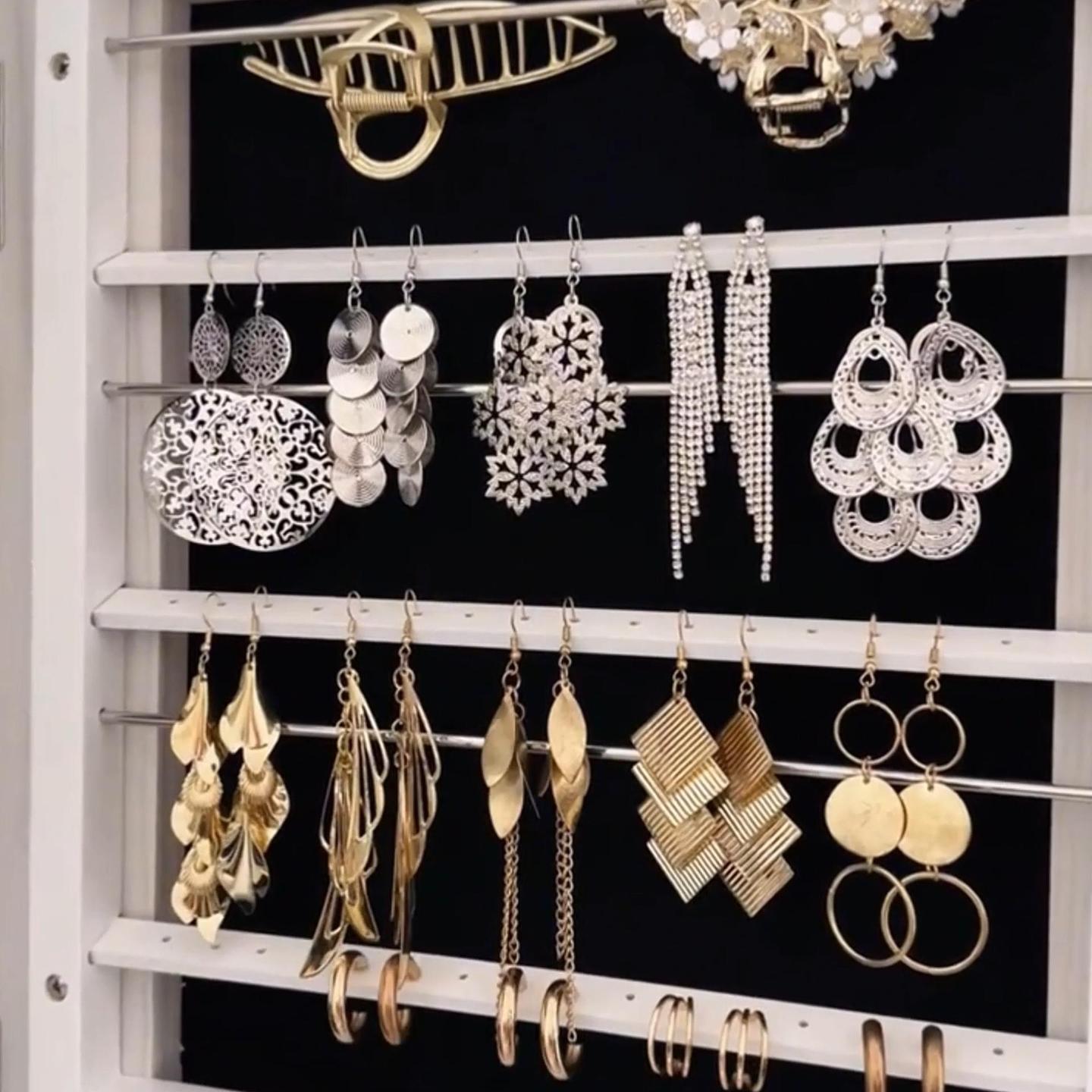 wall mounted jewelry mirror cabinet